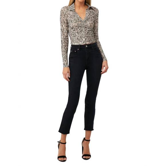 NEW ASTR lamora top in olive cream combo - Picture 4 of 4